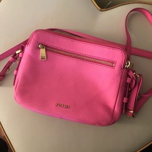 Bright Pink Fossil Bag